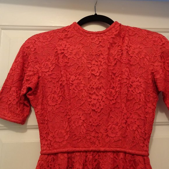 Vintage Jeanne D'Arc Lace Sheath Dress - Picture 4 of 11